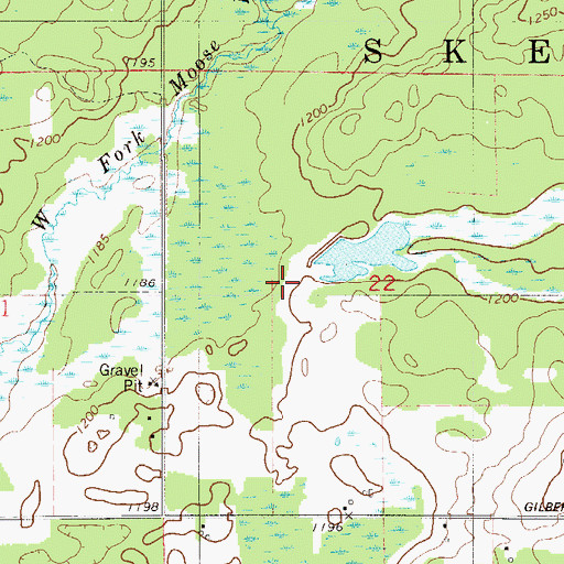 Topographic Map of Ninefeldt Pool Dam, MN
