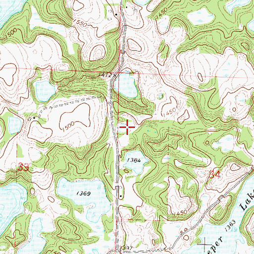 Topographic Map of Jorgenson Structure Dam, MN