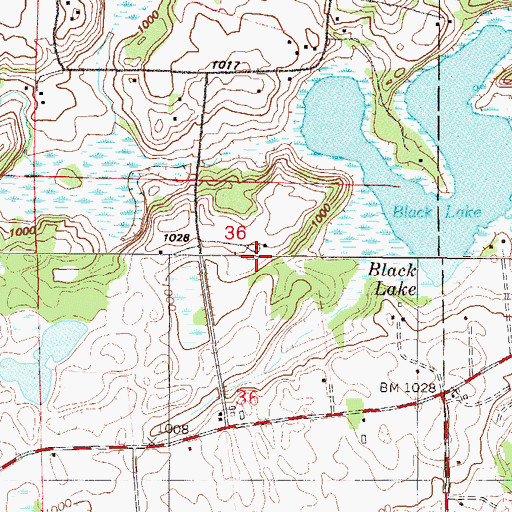 Topographic Map of Vokaty-Yonak Dam, MN