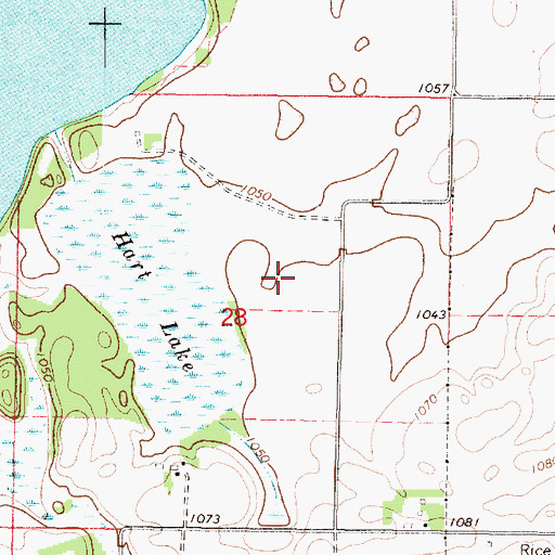Topographic Map of Vernon Finseth Dam, MN