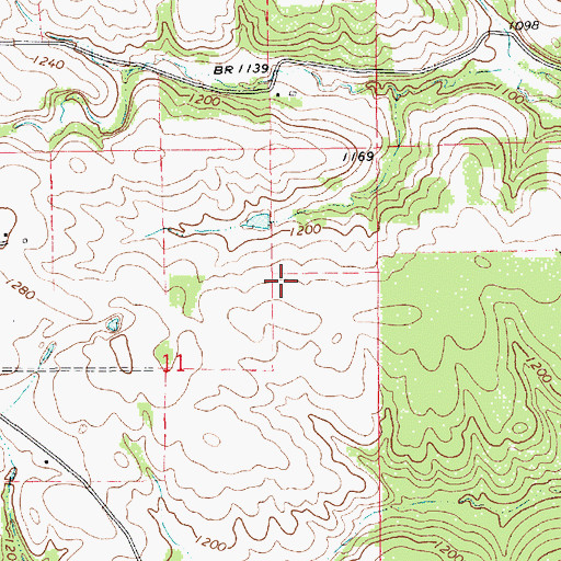Topographic Map of Otto Meyer Dam, MN