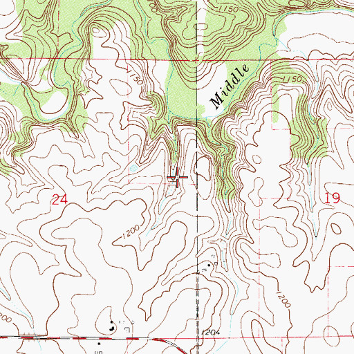 Topographic Map of Walter Buehler Detention Dam, MN