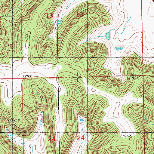 Topographic Map of Fitting Brothers Fish Pond Dam, MN