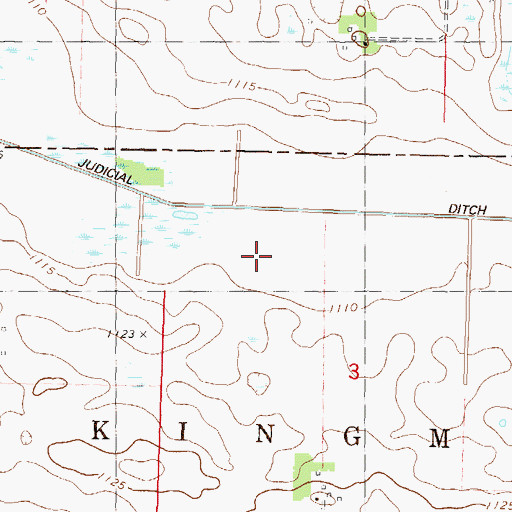 Topographic Map of Eagle Lake Dam, MN