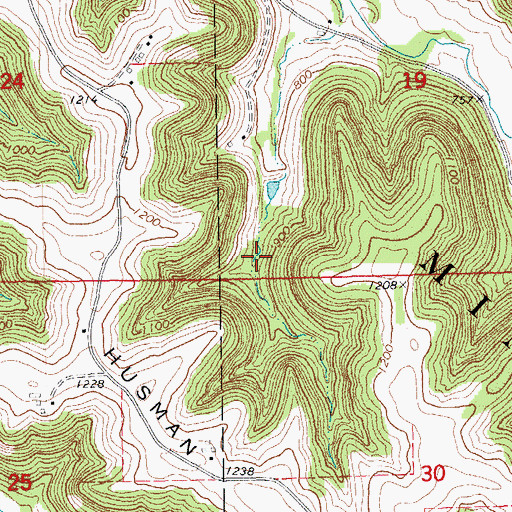 Topographic Map of Victor Gunderson-Marmsoler Detention Dam, MN