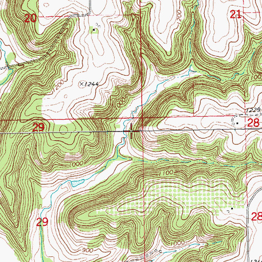 Topographic Map of Blumentritt Detention Dam, MN