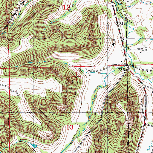 Topographic Map of Pleasant Valley Site Number 10 Dam, MN