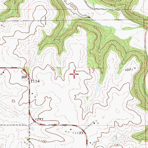 Topographic Map of S Hudell Dam, MN