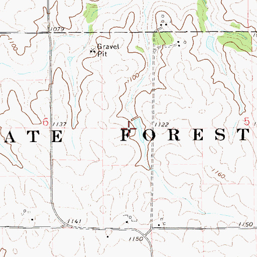 Topographic Map of Frank Pletsch Dam, MN