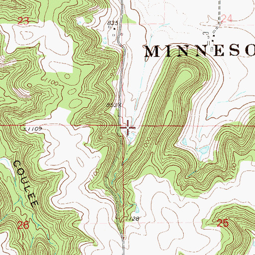 Topographic Map of C Jordan Dam, MN