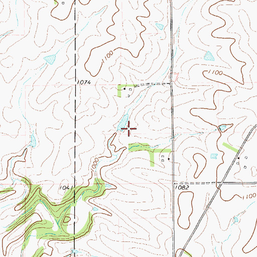 Topographic Map of Structure S-16A Dam, MN