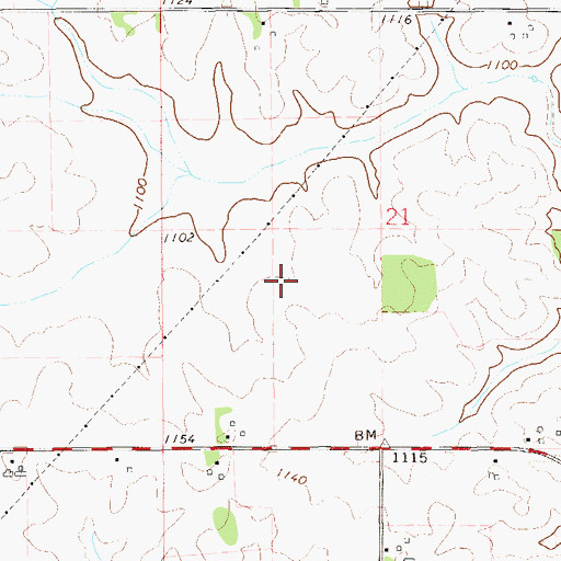 Topographic Map of Hunter-Sprenger Pooling Agreement Dam, MN