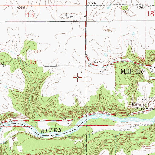 Topographic Map of De Frang Pooling Agreement Dam, MN