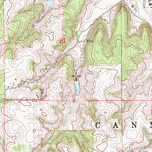 Topographic Map of Kepner Group Dam, MN
