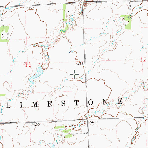 Topographic Map of Vernon Mack Dam, MN