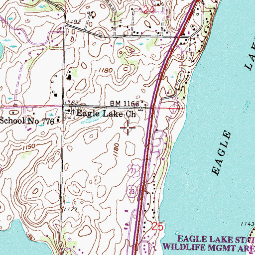 Topographic Map of Weber Unit Fish and Wildlife Control Dam, MN
