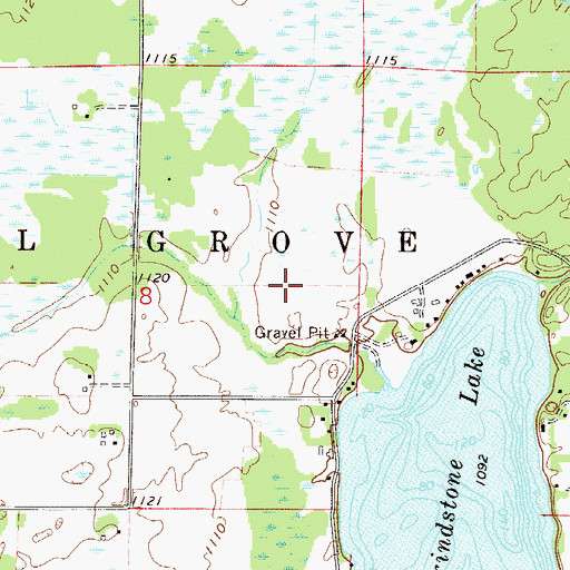 Topographic Map of Bald Eagle Lake Dam, MN