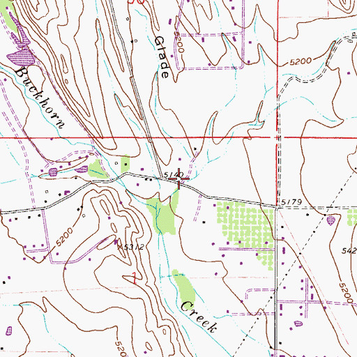 Topographic Map of Milner Glade, CO