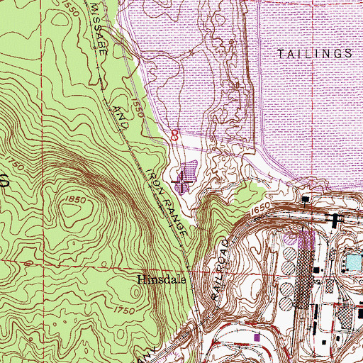 Topographic Map of Erie Basin Two, MN