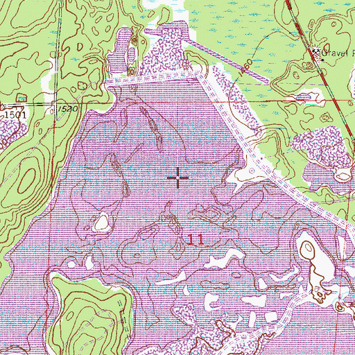 Topographic Map of Hibbing Taconite Starter Dam Three, MN