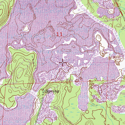 Topographic Map of Hibbing Taconite Tailings Basin, MN