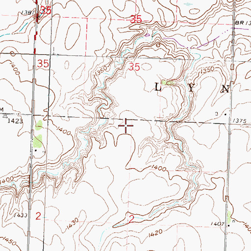 Topographic Map of Lake Marion, MN