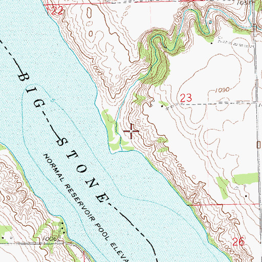 Topographic Map of Holtz Irrigation Pond Dam, MN