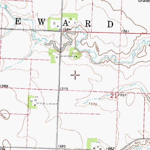 Topographic Map of Desiltation Project 73-2 Dam, MN