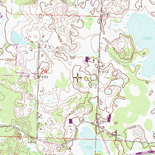 Topographic Map of Stakkelhouse Lake Dam, MN