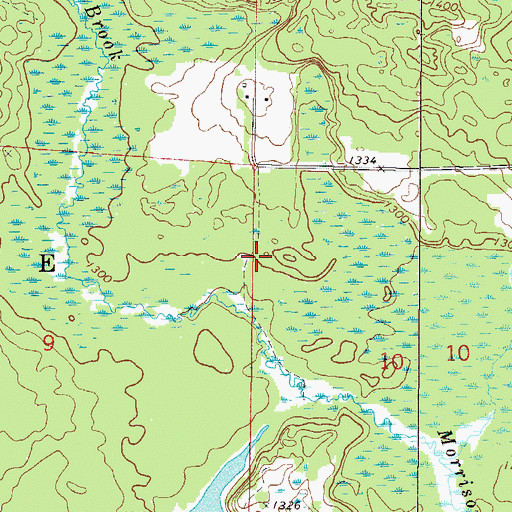 Topographic Map of William Lange Structure Dam, MN