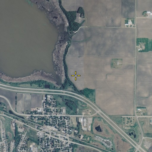 Aerial/Satellite Image of Eagle Lake Dam, MN