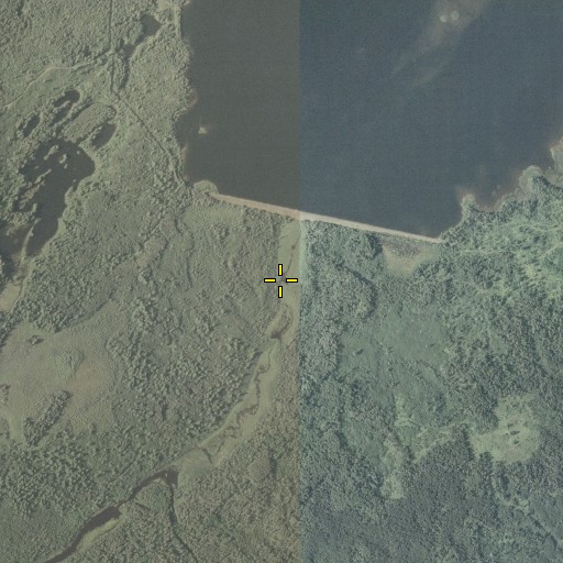 Aerial/Satellite Image of White Water Reservoir Dam, MN