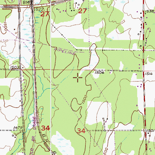 Topographic Map of Mesabi Chief Clarification Dike, MN
