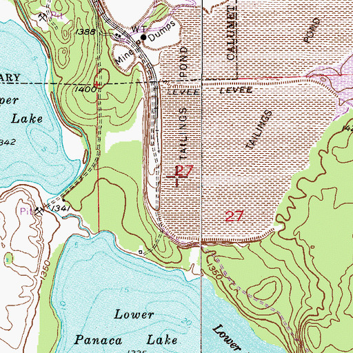 Topographic Map of Hill Annex Dike Three, MN