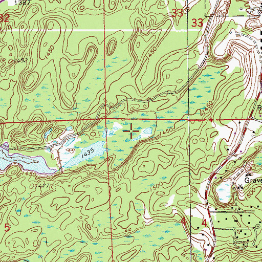 Topographic Map of Pioneer Tailings Basin, MN