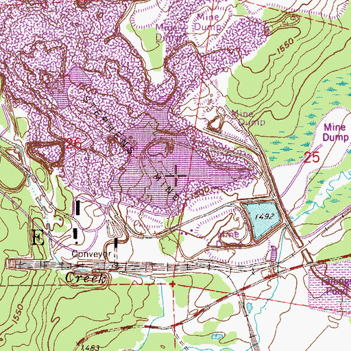 Topographic Map of East Stephens Settling Dike, MN