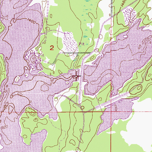 Topographic Map of Reservoir Number Six Dam, MN
