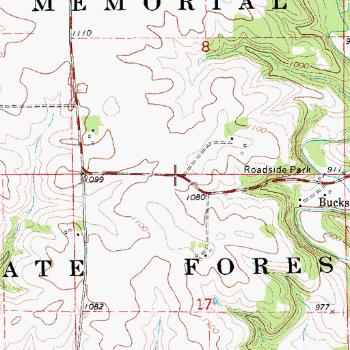 Topographic Map of Lagoon Park Dam, MN