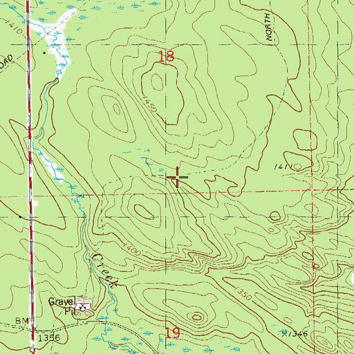 Topographic Map of Edwin Hansen Pond Dam, MN