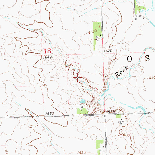 Topographic Map of Howard Snyder Farm Pond Dam, MN