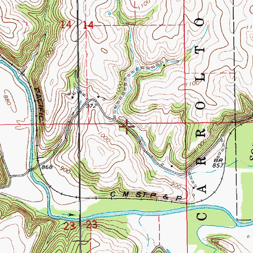 Topographic Map of Sorenson Group Dam, MN