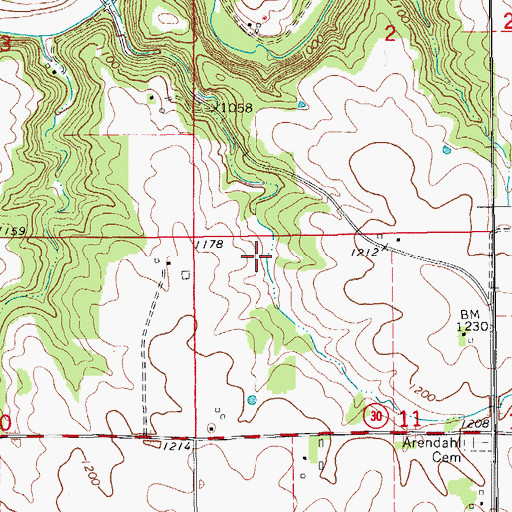 Topographic Map of Hatlevig-Boyum Group Dam, MN
