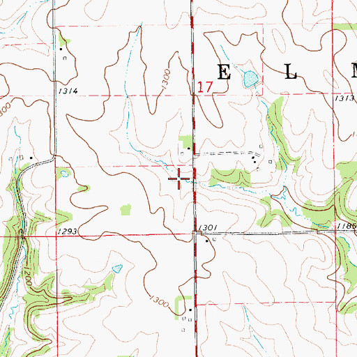 Topographic Map of Olmstead County Road 10 Dam, MN
