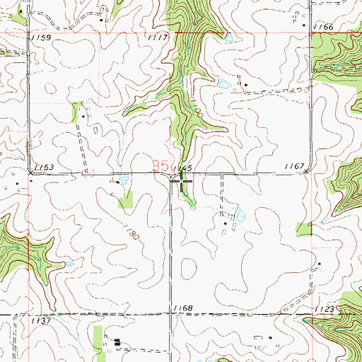 Topographic Map of Schouweiller-Speedling Dam, MN