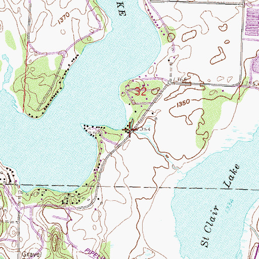 Topographic Map of Long Lake, MN