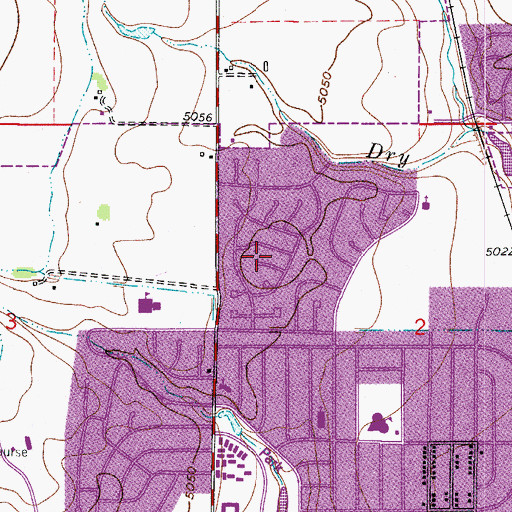 Topographic Map of Rollers Lake, CO