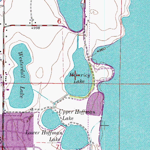 Topographic Map of Heinricy Lake, CO