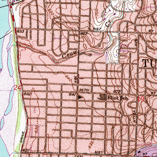 Topographic Map of The Consortium, OK