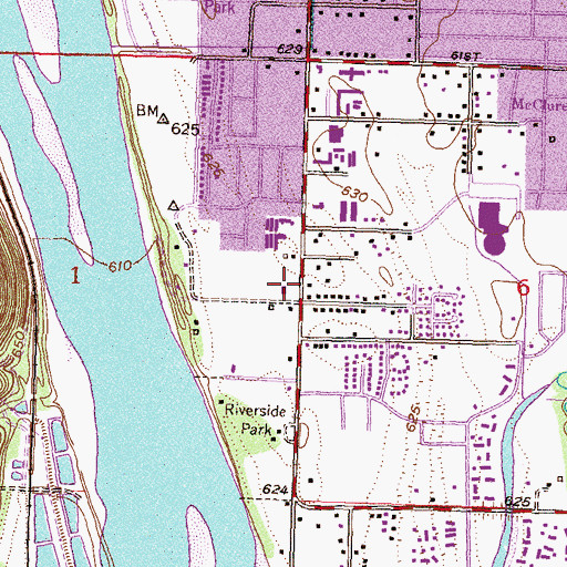 Topographic Map of Perimeter Square, OK