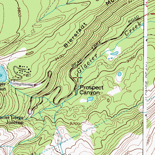 Topographic Map of Prospect Canyon, CO